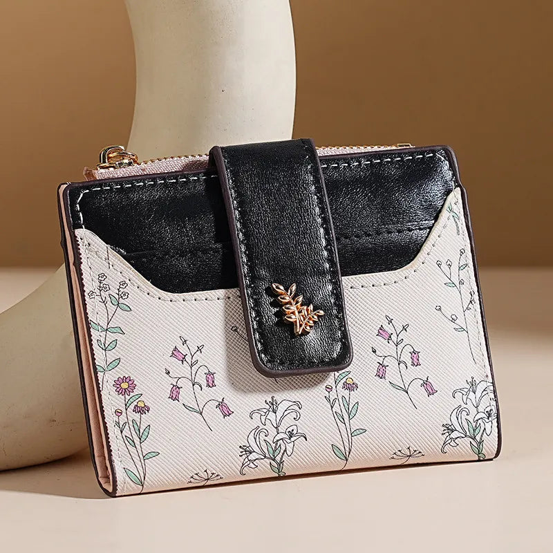 Multi-card slot coin purse PU wallet