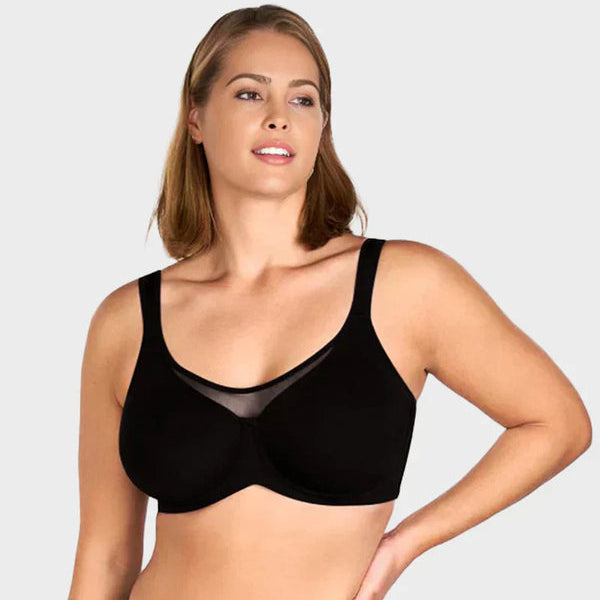 🖤Women's Elegant Sheer Full Coverage Plus Size Bra