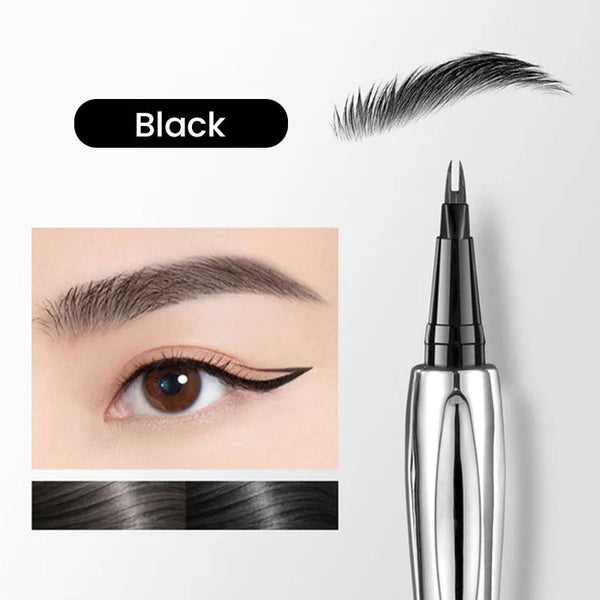 Upgraded Natural Waterproof Eyebrow Pen with Microfine Tip（upgrate) ）