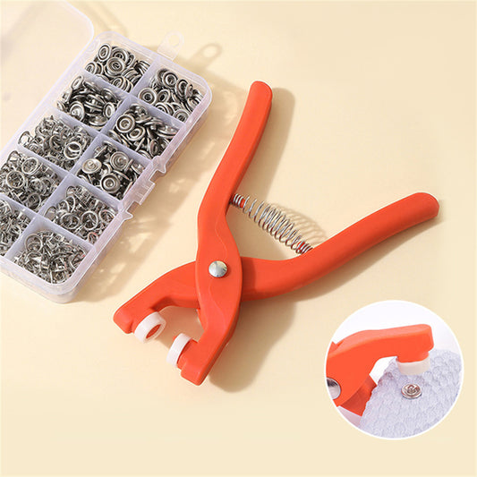 Metal Snap Buttons with Fastener Pliers Tool Kit