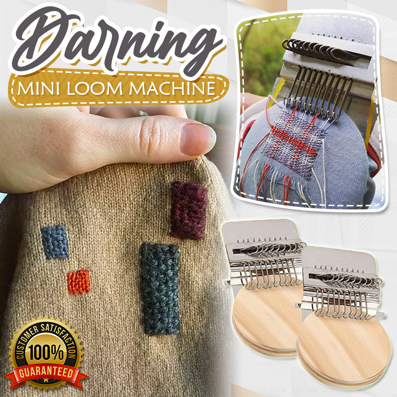 Wooden Darning Mini Loom Machine