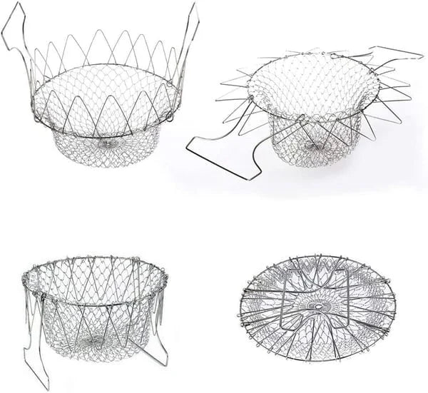 🔥LAST DAY 30% OFF🔥304 Stainless Steel Foldable Fry Basket