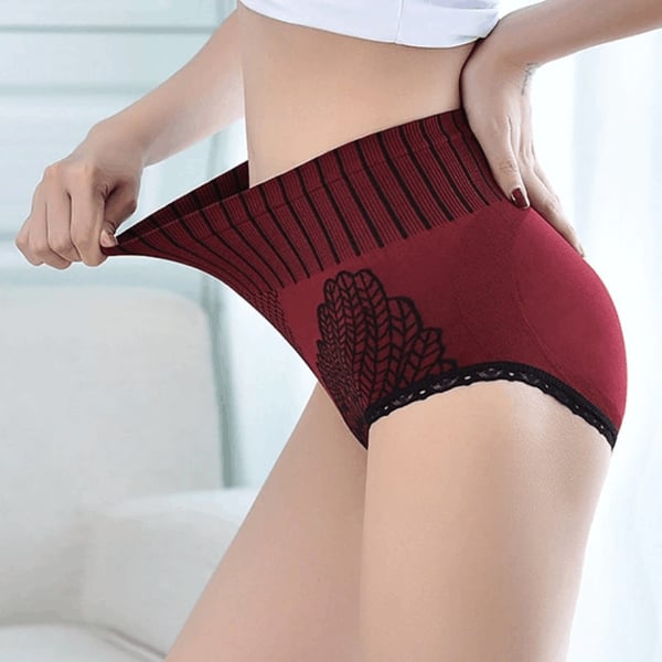 New Women'S Lace Panties High Waist Graphene Cotton Underwear