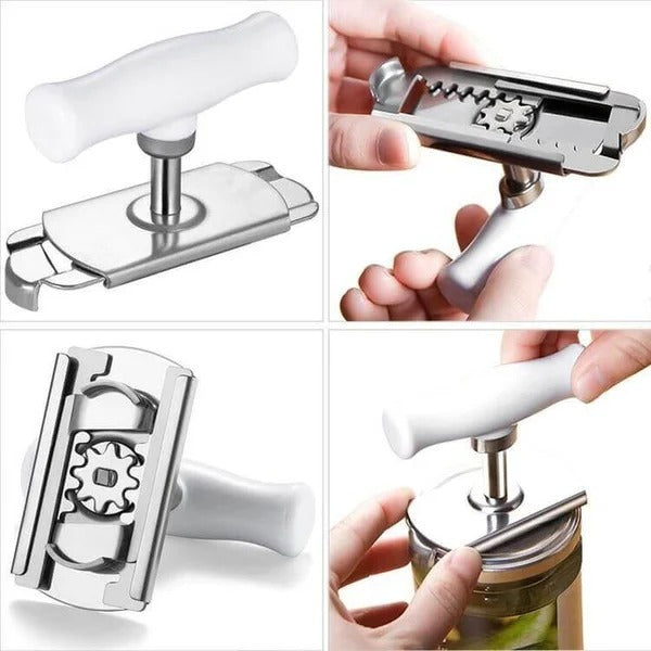 Effortless Stainless Jar Opener