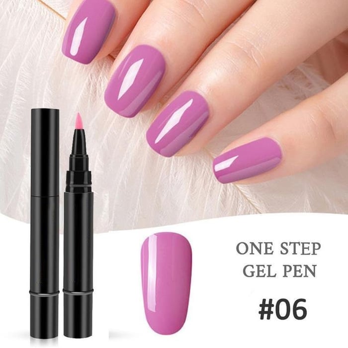 One Step Nail Gel Pen✅Eco-friendly & Tasteless