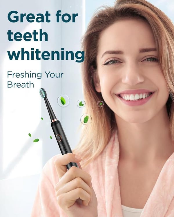 🔥Adult Sonic Electric Toothbrush（With 4 brush heads）