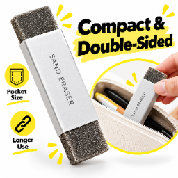 🧽 Abrasive Eraser for Pen and Pencil Marks💥Buy two, get one free—receive three pieces in total.