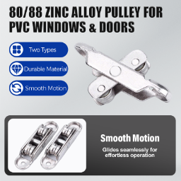 🔩80/88 Zinc Alloy Pulley for PVC Windows & Doors