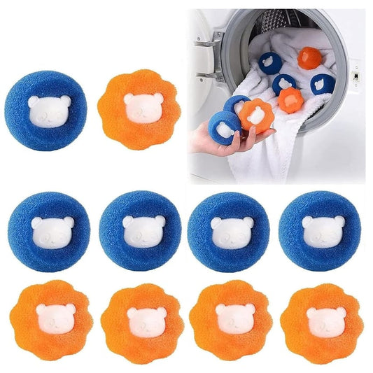 10-Pack Pet Hair Remover Dryer Balls