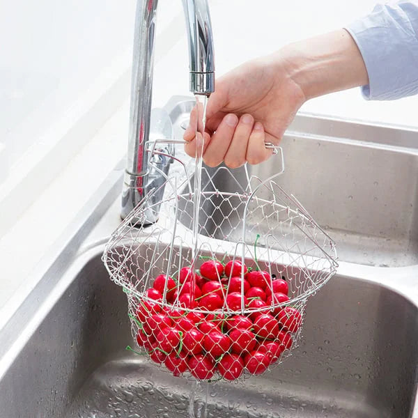 🔥LAST DAY 30% OFF🔥304 Stainless Steel Foldable Fry Basket