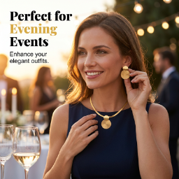 💫 LIMITED-TIME 60% OFF! ✨ Modern Geometric Jewelry Set – Gold-Plated, Lightweight, Chic 🔶