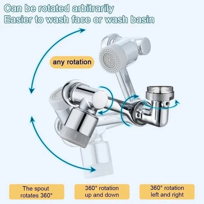 👍Rotating 1080° Robotic Arm Faucet (Universal Model)