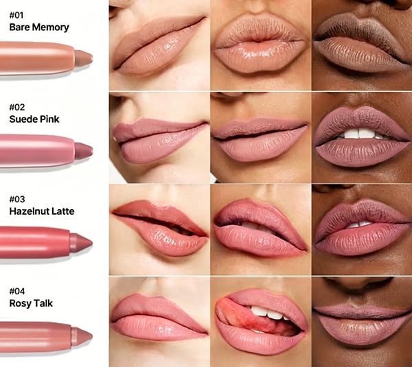 Easy Glide Lip Liner — Creamy, Blendable Color with Smooth Application