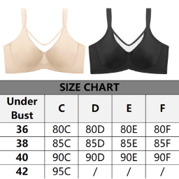 🖤Women's Elegant Sheer Full Coverage Plus Size Bra