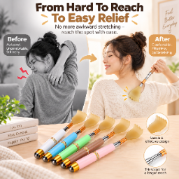 Portable Stainless Steel Telescopic Back Scratcher