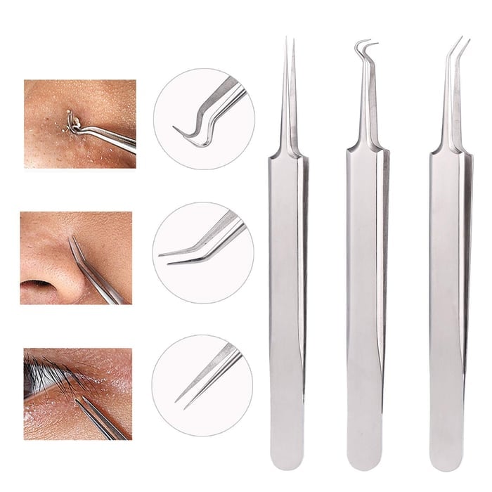 Professional Facial Blackhead Remover Pimple Popper Tool Kit