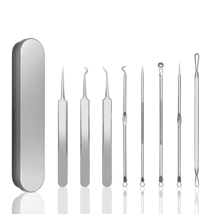 Professional Facial Blackhead Remover Pimple Popper Tool Kit