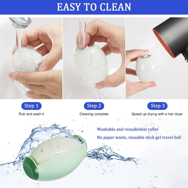 Reusable Lint Roller Ball