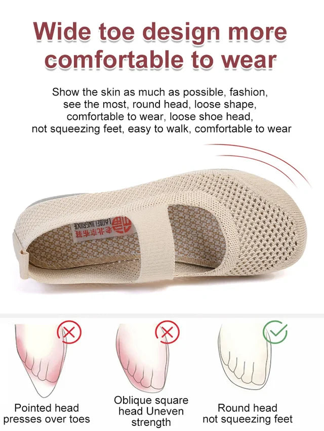 New Breathable Soft Sole Walking Shoes