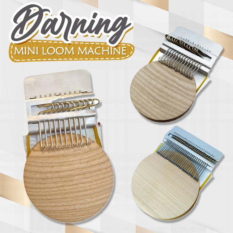 Wooden Darning Mini Loom Machine