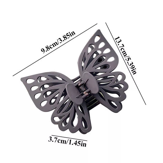 Butterfly Cutout Tassel Large Hair Clip