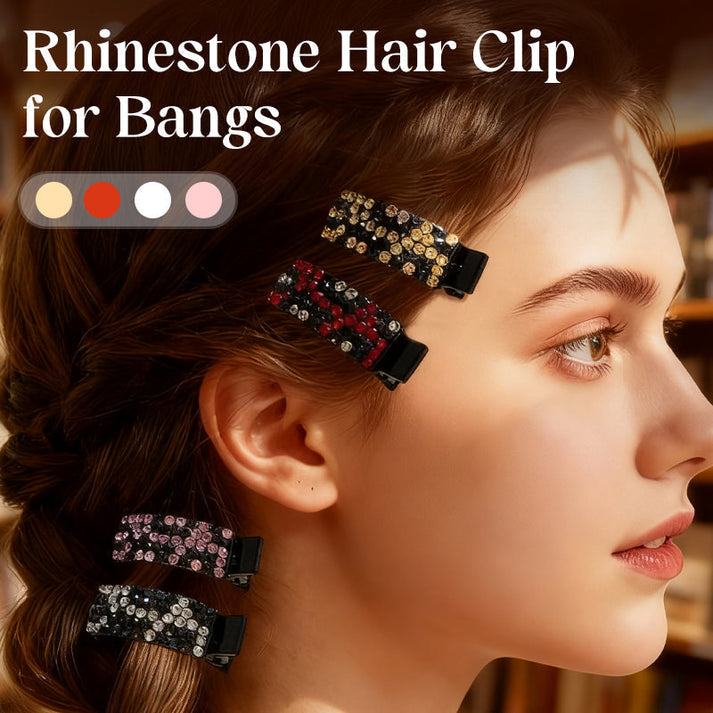 💕Rhinestone Hair Clip for Bangs