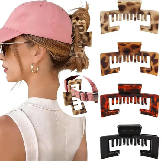Non-slip hair clip with strong grip🧢Baseball Cap Claw Clip