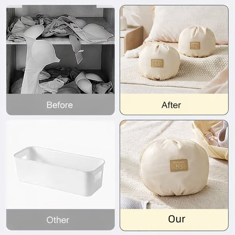 👙 Portable Underwear Storage Bag for Travel – Spherical Dome Design, Compartmentalized Interior & Durable Polyester ✨