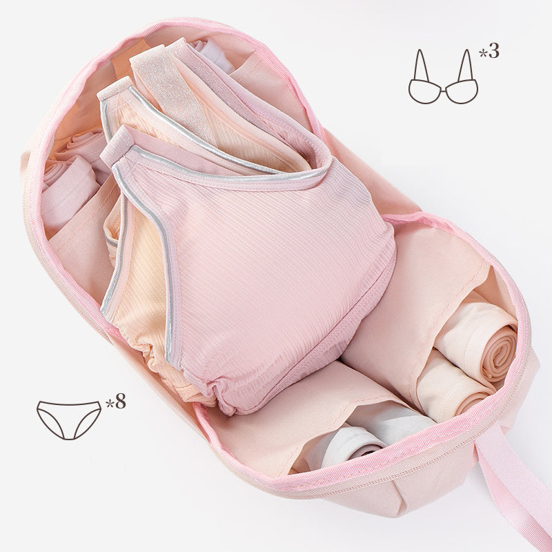 👙 Portable Underwear Storage Bag for Travel – Spherical Dome Design, Compartmentalized Interior & Durable Polyester ✨