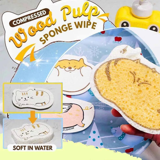 Natural Compressed Cleaning Sponge (Buy One Free One)