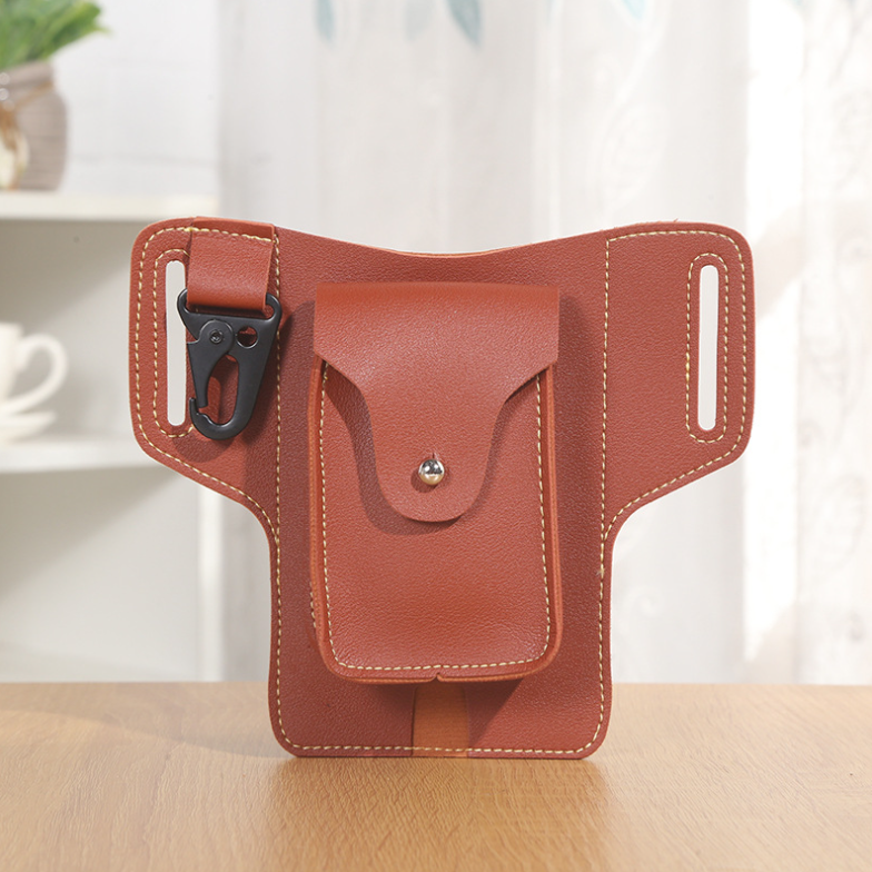 Multifunctional Leather Phone Belt Bag