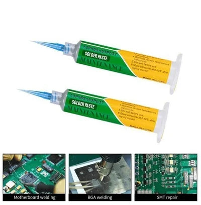 35g BGA Syringe Tin Solder Paste Leaded Sn63pb37 Melting Point 183 ℃