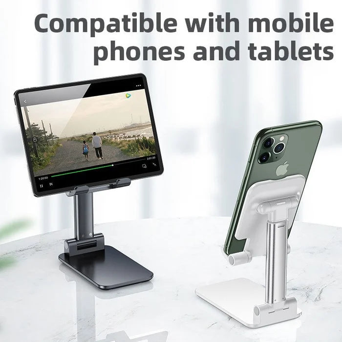 Adjustable Telescopic Folding Cell Phone and Tablet Stand